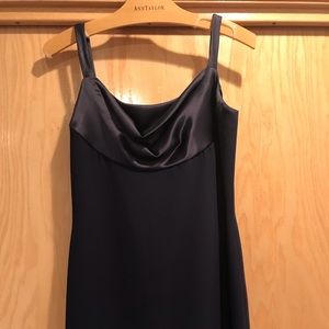 Ann Taylor navy formal long dress size 6